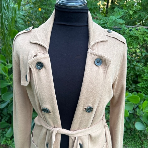 Cabi ‘French Trench’ sweater coat in Camel, size medium - Picture 3 of 8